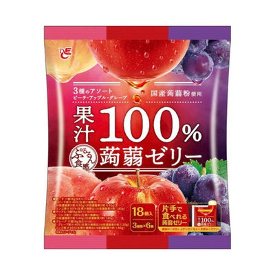 Frucht 100% Konjak-Gelee 18 Stück {Mindestens haltbar bis 26.01.2026}