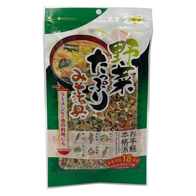 Vegetable-Packed Miso Soup Ingredients 50g Zipper-Sealed