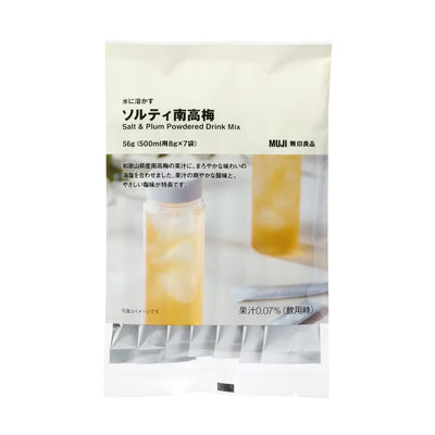水に溶かす ソルティ南高梅