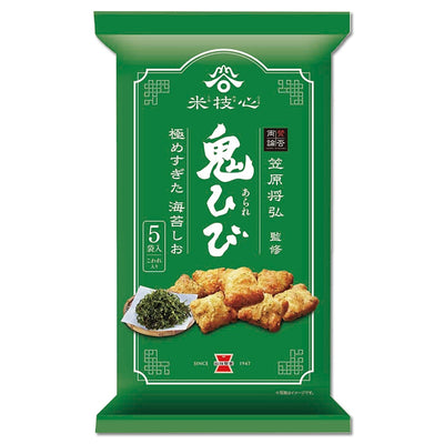 Onihibi Rice Cracker "Seaweed flavour" 5 packs 100g