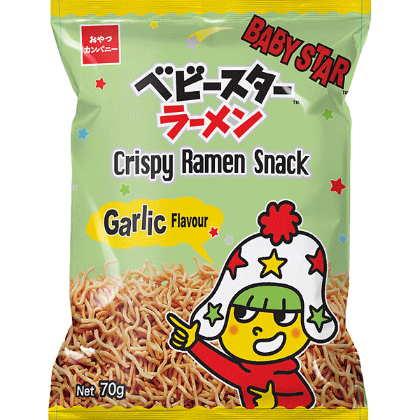 ベビースターラーメン ガーリック味 細麺 70g