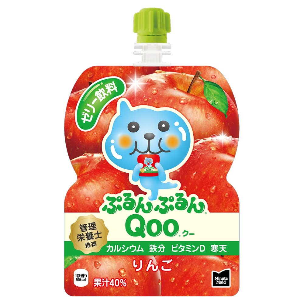 Purupuru Qoo Geleegetränk "Apfel" 125g