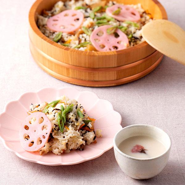 Chirashi-Sushi-Basis (Für 2 Tassen Reis)