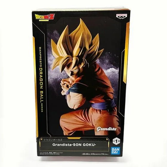 Dragon Ball Z Son Goku Figure – Grandista Series by Banpresto – Super Saiyan Anime Collectible Statue – Official Japan Import