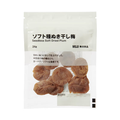 [MUJI] Soft pitted dried plums 24g