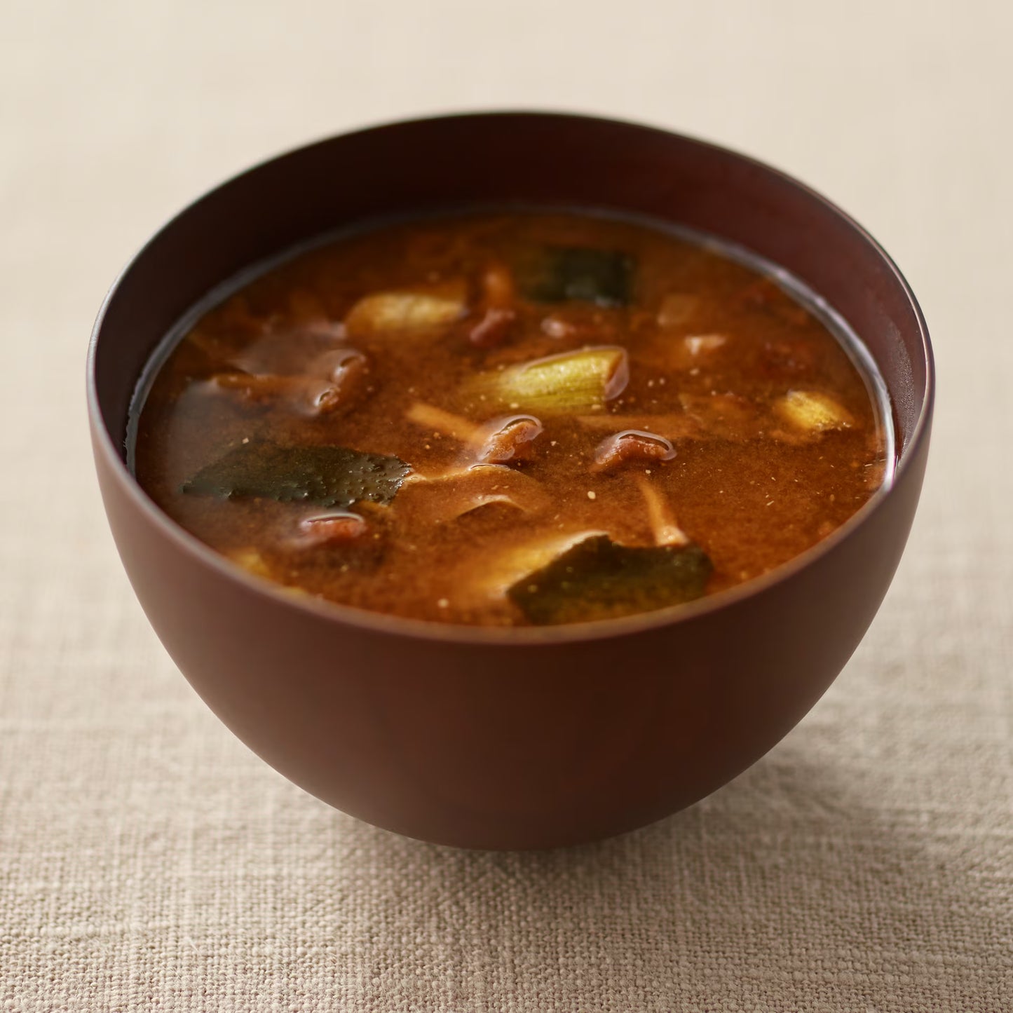 [MUJI] Instant Red Miso Soup with Nameko Mushrooms 4 servings