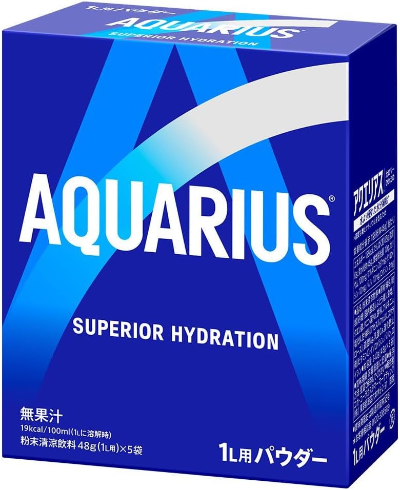 Aquarius Sportgetränke-Pulver – 5 Packungen für je 1 Liter