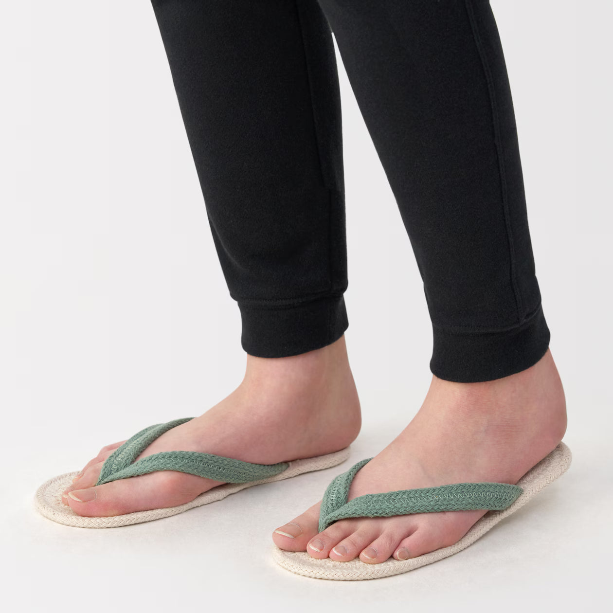 [MUJI] Zimmersandale „Smoky Green“ Größe L (25 – 26,5 cm)