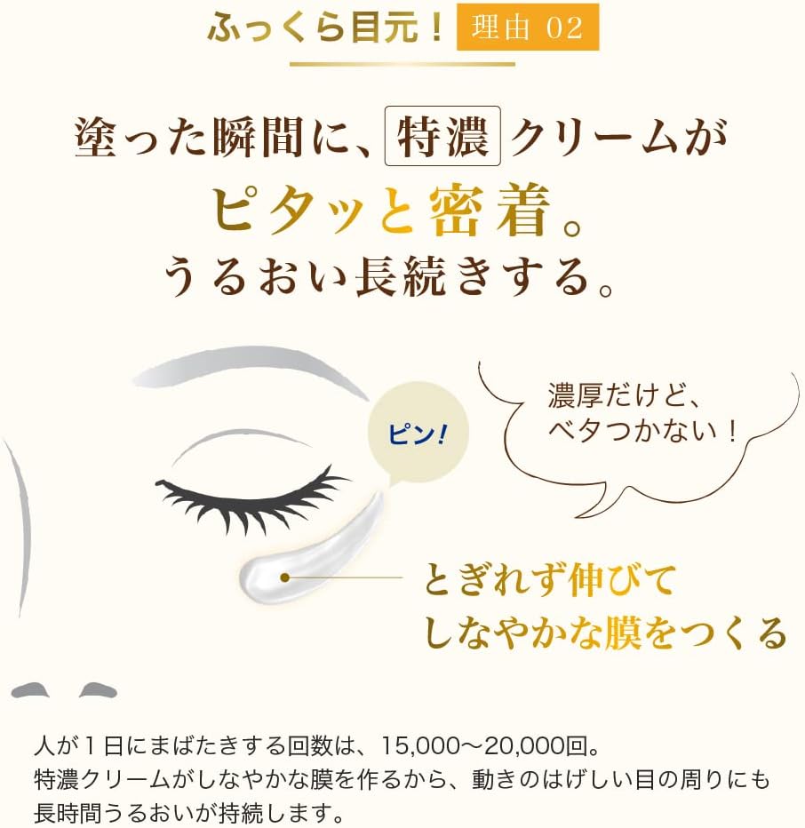 Gokujun Eye Cream 20g "Ultra Moisturizing Premium Hyaluronic"