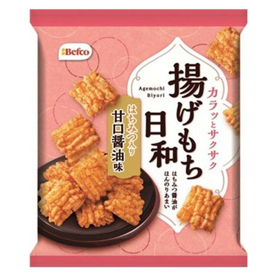Agemochi Biyori Rice Cracker "Sweet soy sauce flavour" 65g