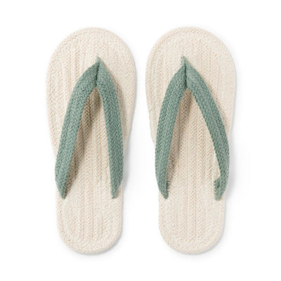 [MUJI] Zimmersandale „Smoky Green“ Größe M (23,5 – 25 cm)