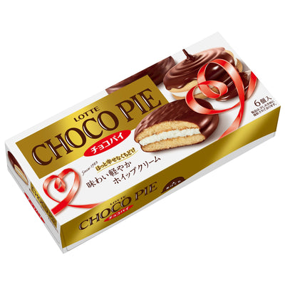 Choco Pie Chocolate snack cake 6 pieces [Lotte]