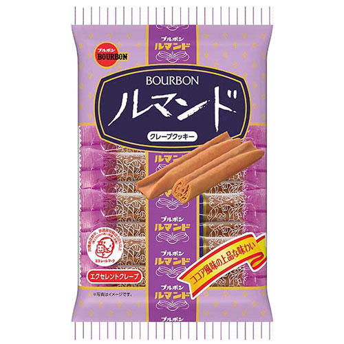 Lumonde (Light, crispy layers with mild cocoa sweetness) 12 pieces [Bourbon]