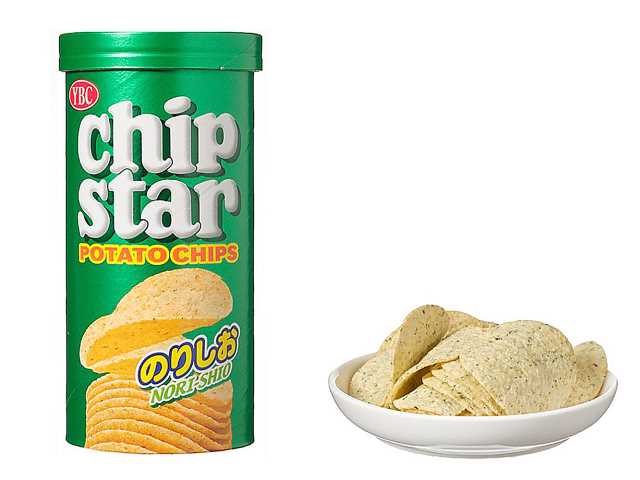 Chip Star(POTATO CHIPS) "Seaweed salt Flavour" 45g