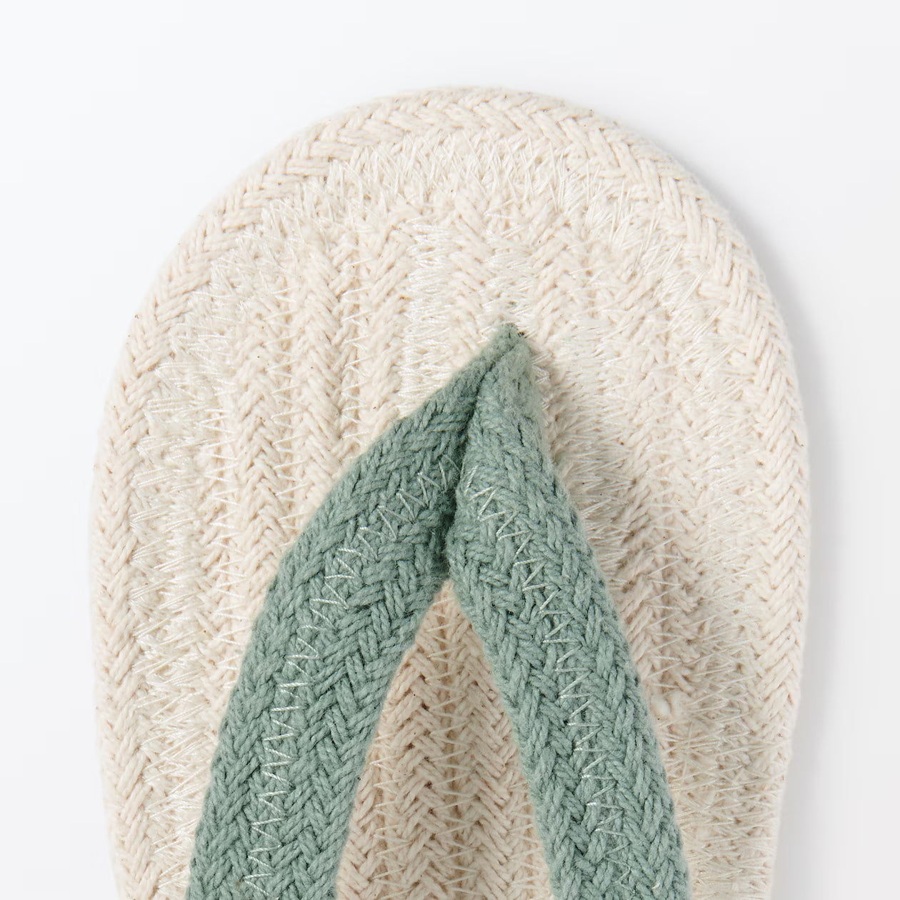 [MUJI] Zimmersandale „Smoky Green“ Größe M (23,5 – 25 cm)