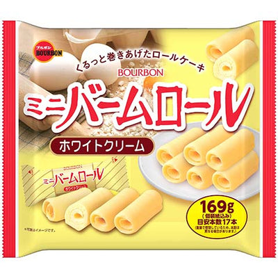 Mini baum roll white cream 169g [BOURBON]