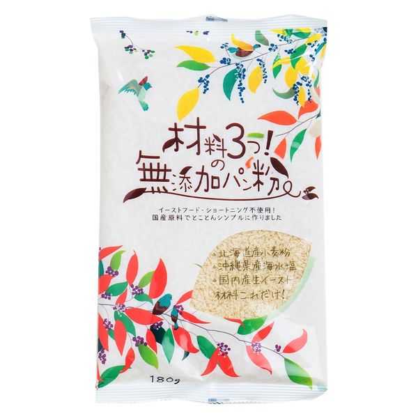 [賞味期限訳あり] Only 3 ingredients PANKO 180g {Best before 07.2025}