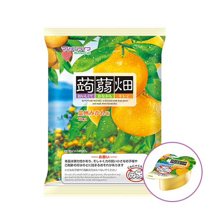 Konjac Batake Jelly "Satsuma Mandarin" 10 pieces