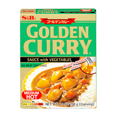 GOLDEN VEGETABLE CURRY Instant 230g "Medium hot" [S&B]