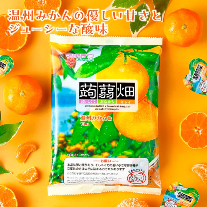 Konjac Batake Jelly "Satsuma Mandarin" 10 pieces