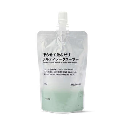 [MUJI] Frozen Drinkable Jelly: Salty Shekwasha