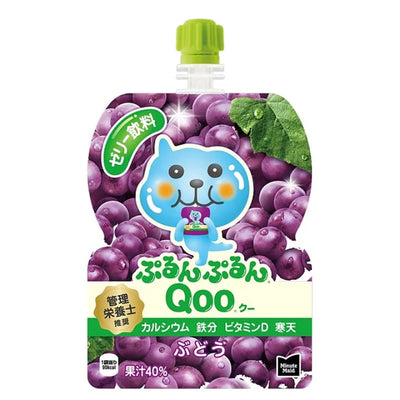 Purupuru Qoo Geleegetränk "Traube" 125g