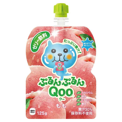 Purupuru Qoo  Geleegetränk "Pfirsich" 125g