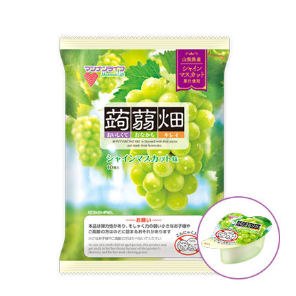Konjac Batake Jelly "Shine Muscat" 10 pieces