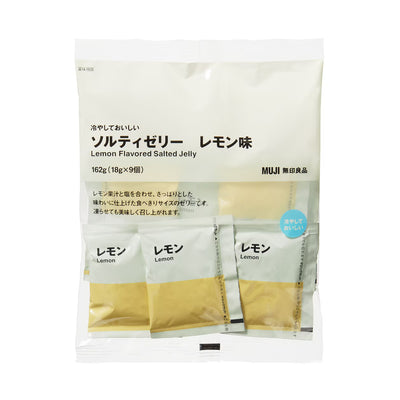[MUJI] Tastes good chilled, Salty Jelly "Lemon flavour" 162g(18g×9pieces)