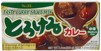 Torokeru CURRY 160g "Medium hot" [S&B]